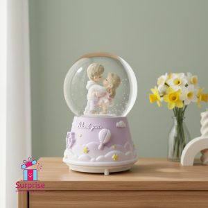 ⁦كرة ثلج مائية مضيئة وموسيقية بتصميم كوبل⁩ - الصورة ⁦1⁩