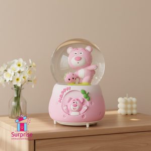 Lotso Bear Musical Water Self-Swirling Snowball with Colorful LED Lights - Image 1