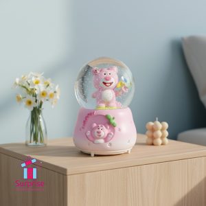 Lotso Bear Musical Water Self-Swirling Snowball with Colorful LED Lights - Image 1