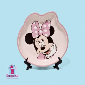 Disney Minnie Mouse 3D Porcelain Plate Dish - Image 2