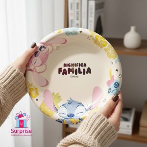 Disney Stitch Porcelain Plate Dish - Image 1