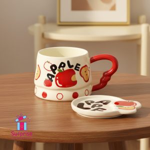 ⁦مج بورسلين بغطاء⁩ - الصورة ⁦1⁩