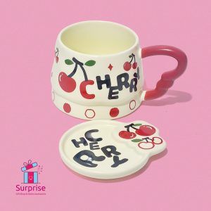 Porcelain Mug with Lid - Image 2