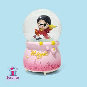 ⁦كرة ثلج مائية ذاتية الحركة هاري بوتر مضيئة وموسيقية⁩ - الصورة ⁦2⁩