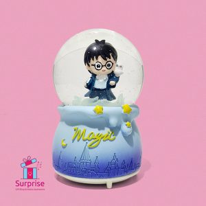 ⁦كرة ثلج مائية ذاتية الحركة هاري بوتر مضيئة وموسيقية⁩ - الصورة ⁦2⁩