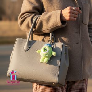 Disney Mike Wazowski Furry Keychain - Image 1