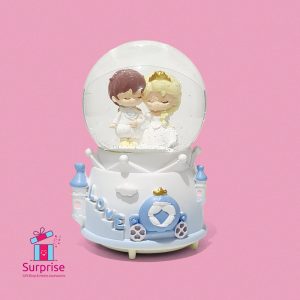 ⁦كرة ثلج مائية مضيئة وموسيقية ذاتية الحركة بتصميم كوبل⁩ - الصورة ⁦2⁩