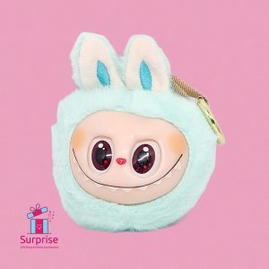 ⁦ميدالية فرو على شكل شخصية لابوبو⁩ - الصورة ⁦2⁩