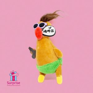 ⁦ميدالية فرو على شكل دجاجة⁩ - الصورة ⁦2⁩