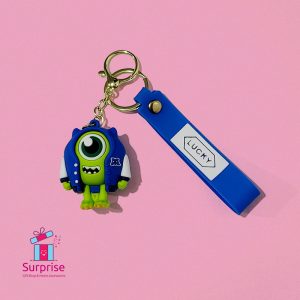 Mike Wazowski Character Rubber Keychain - Image 2
