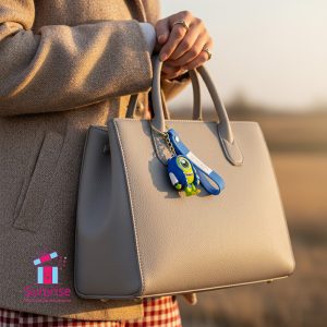 Mike Wazowski Character Rubber Keychain - Image 1