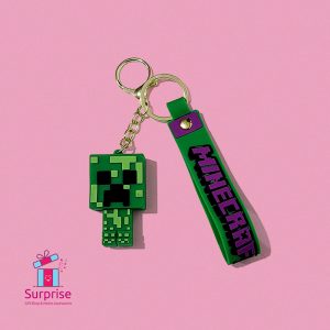Minecraft Game Character Rubber Keychain - Image 2