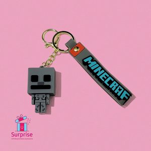 ⁦ميدالية رابر على شكل هيكل عظمي من لعبة ماينكرافت⁩ - الصورة ⁦2⁩