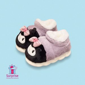Kroumi Disney Character Fur Slippers - Image 2