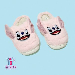 Stitch Disney Character Fur Slippers - Image 2