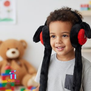 Spiderman Winter Sound Hair Clip with Moving Pendant - Image 1