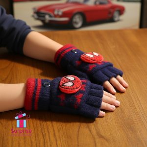 Spiderman Gloves – One Size - Image 1