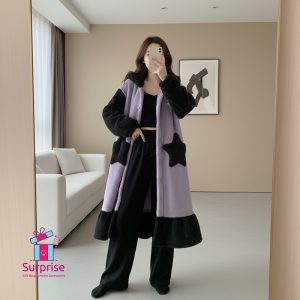 Kuromi Hooded Blanket (L–XL Size) - Image 1