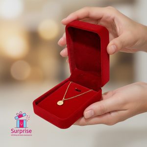 Red Velvet Jewelry Box - Image 1