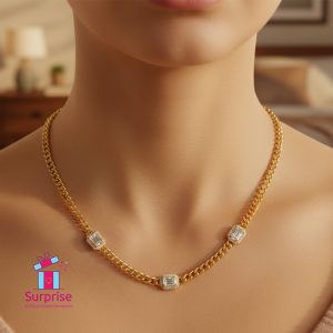 Gold-Plated Fashion Necklace - Image 1