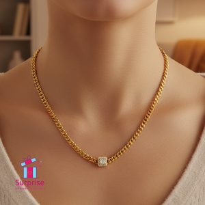 Gold-Plated Fashion Necklace - Image 1