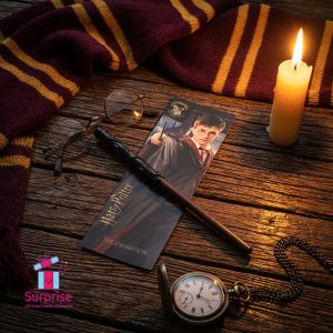 ⁦قلم بشكل عصا هاري بوتر مع فاصل للكتب⁩ - الصورة ⁦1⁩