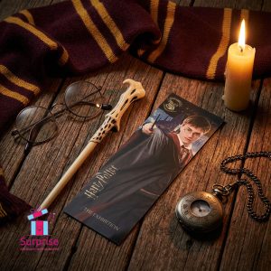 ⁦قلم بشكل عصا هاري بوتر مع فاصل للكتب⁩ - الصورة ⁦1⁩