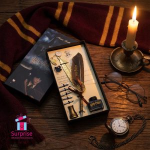 ⁦طقم قلم ريشة وحبر بطابع هاري بوتر⁩ - الصورة ⁦1⁩