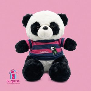 ⁦دبدوب باندا فرو مرتدي تيشيرت 27 سم⁩ - الصورة ⁦2⁩