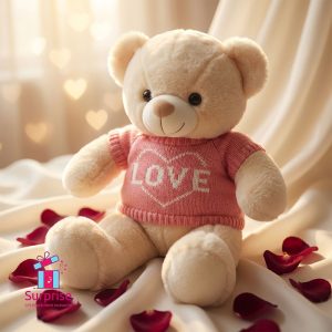 Plush Teddy Bear Wearing a T-Shirt 50 cm - Image 1