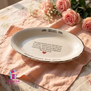 Best Mom Porcelain Plate - Image 1