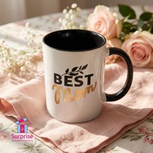 ⁦كوب بورسلين مزين بعبارة “Best Mom”⁩ - الصورة ⁦1⁩