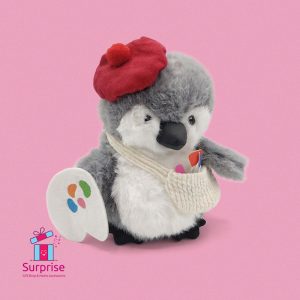 Artistic Cosmo Penguin Fur Toy - Image 2