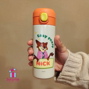 Disney Zootopia Nick Thermal Bottle 316 Stainless Steel Keeps Drinks Hot or Cold For Up To 12 Hours - Image 1