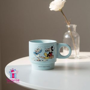 ⁦مج برسولين شخصيات كرتونية دونالد وميكي من ديزني 350 مل⁩ - الصورة ⁦1⁩