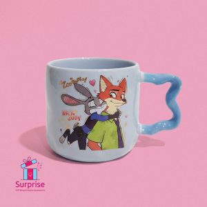 Nick & Judy from Zootopia Porcelain Mug 350 ml - Image 2