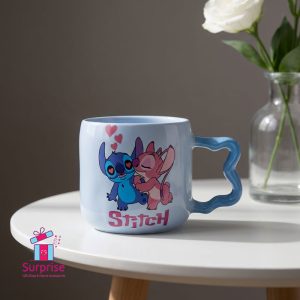 Stitch Angel Porcelain Mug 350 ml - Image 1