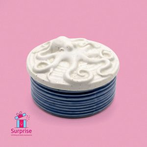 Decorative Octopus Porcelain Jar - Image 2