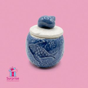 Turbo Shell Porcelain Jar - Image 2