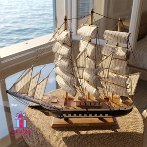 Handcrafted Confection Sailboat - Image 1