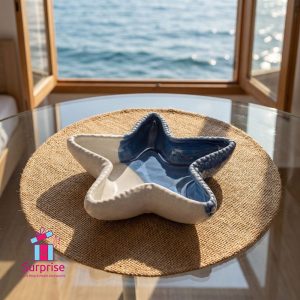 Porcelain Starfish Decor Dish - Image 1