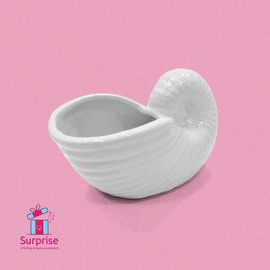 Porcelain Nautilus Shell Bowl Decor - Image 2