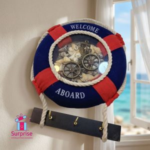 Nautical Lifebuoy Wall Decor - Image 1