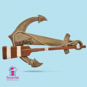 Decorative Wooden Anchor Paddle - Image 2