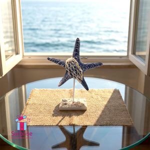 ⁦ديكور أنيق حامل على شكل نجمة بحر⁩ - الصورة ⁦1⁩