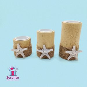 Nautical Starfish Candle Holders - Image 2