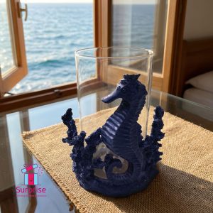 Seahorse Decorative Candle Holder - Image 1