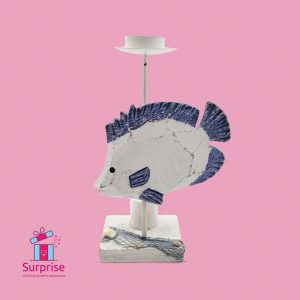 Wooden Fish Candle Holder - Image 2