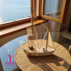 Rustic Nautical Sailboat Decor - Image 1