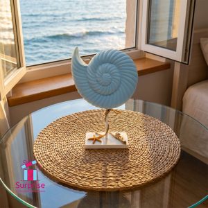 Mediterranean Shell Table Sculpture - Image 1